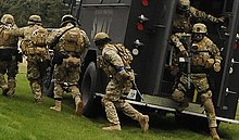 The WSP SWAT team is pictured during a 2013 exercise WSP SWAT team.jpg