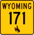 Wyoming Highway 171 işaretçisi