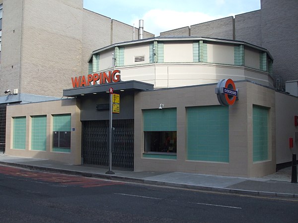 Wapping railway station