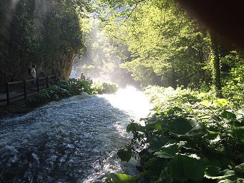 Waterfall Marmore in Terni