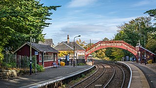 Wetheral railway station Railway station in Cumbria, England
