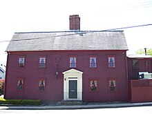 La storica White Horse Tavern a Newport, Rhode Island, negli Stati Uniti.