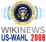 Wikinews-Logo zur Wahl 2008