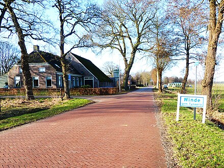 Winde, a hamlet in the municipality of Tynaarlo.