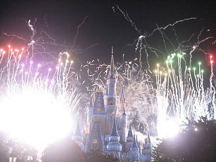 "Wishes" fireworks show