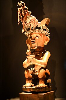 19th Century Ancestor Figure from Nias Island. Wood Ancestor Figure from 19th Century Nias Island..jpg