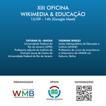 XIII Oficina Wikimedia & Educação - Cartaz.png