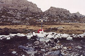 Uitzicht op het Pleasant Peak Memorial.