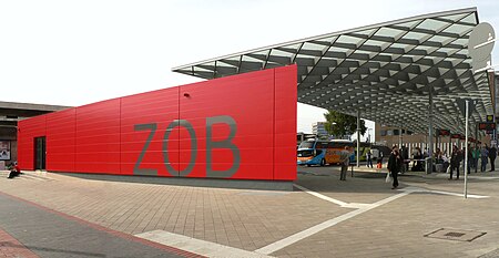 ZOB Hannover Servicegebäude Seite