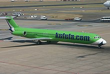 A former Kulula MD-82, acquired by the airline in 2004.[20]