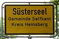 Süsterseel Ortsschild