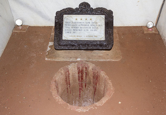 The well down which the generals' bodies were dumped, 2013