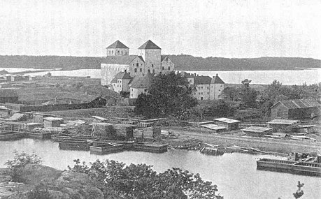 Slottet omkring 1900