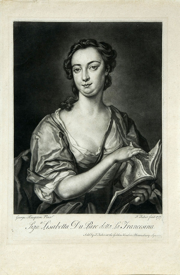 Èlisabeth Duparc, called "La Francesina", who created the role of Semele