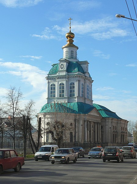 File:Тула, ул.Мосина , 17 Церковь Флора и Лавра вид с ул Мосина.jpg