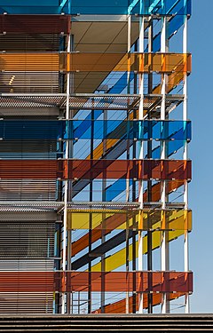 Facade of the University Children's Hospital in Heidelberg