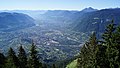 from mountain Mutspitze with mountain Laugen.