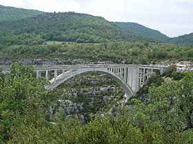 El puente Artuby o Chaulière.