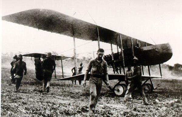 Portuguese Farman F.40 in Mozambique, during the East African Campaign of World War I