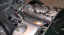 Jaguar XK engine in a 1955 Jaguar D-Type 1955 Jaguar XKD engine.jpg