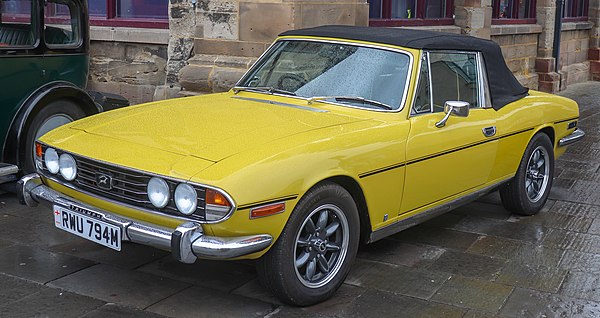 1974 Triumph Stag (with after-market wheels)