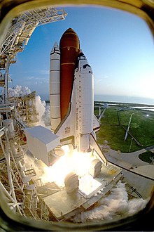 Launch as seen from the RSS. 1993 s51 Liftoff.jpg