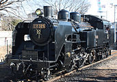 国鉄C11形蒸気機関車 （写真は日車が製作した325号機）