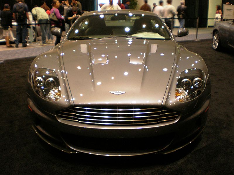 File:2009 silver Aston Martin DBS front.JPG