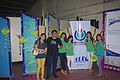 Jojit Ballesteros with GRC students pose for the Wikimedia Philippines tarpaulin.