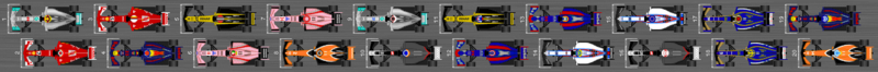 Diagram over det britiske Grand Prix-startruten 2017