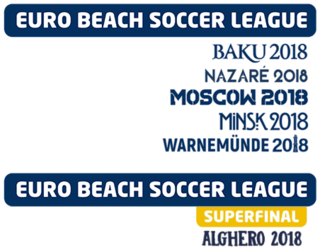 2018 Euro Beach Soccer League International football competition