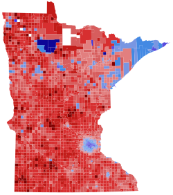 2022 Minnesota Attorney General election results map by precinct.svg