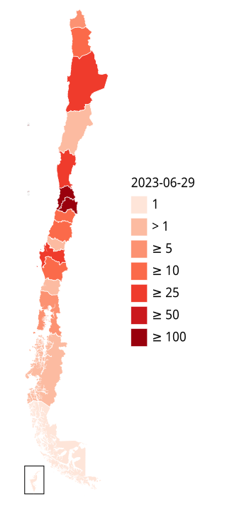 <span class="mw-page-title-main">2022–2023 mpox outbreak in Chile</span> Ongoing viral outbreak