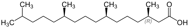 File:3,7,11,15-Tetramethylhexadecansaeure Phytansaeure V0.svg