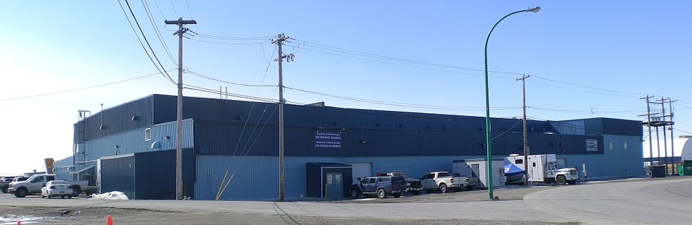 Cropped picture of 440 Transport Squadron and RCMP Air Division base at Yellowknife Airport