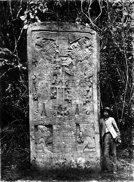 File:A glimpse of Guatemala - Sculptured Monolith at Ixcun.jpg