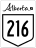 Alberta Highway 216.svg