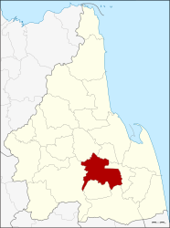Distretto di Ron Phibun – Mappa