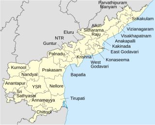 The state of Andhra Pradesh has 26 districts spread across 