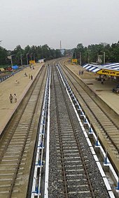 Another view of New BG station, Karimganj Junction