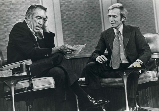 Cavett with guest Anthony Quinn (1971)