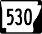 Highway 530 marker