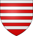 Armoiries de la famille de Bissen, descendus des seigneurs d'Esch-sur-Sûre.