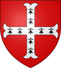 Arms of Anthony Bek, Bispo de Durham (d.1311) .svg