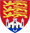 First Arms of the city, in the time of Richard I of England Arms of the city of Bordeaux (In the time of Richard Coeur de Lion).svg
