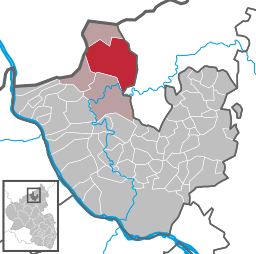 Läget för Asbach i Landkreis Neuwied