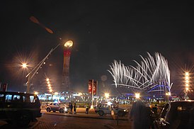 Вид на комплекс во время церемонии открытия Азиатских игр 2006