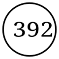 English: Former symbol of the asteroid 392 Wilhelmina. Čeština: Dřívější symbol planetky (392) Wilhelmina.