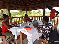 Atelier d'écriture dans le cadre de Bénin Museum Tour