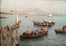 Attilio Pratella, Pescatori a Napoli (XIX secolo).